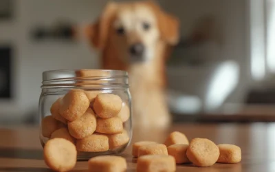 Biscuits au poulet pour chien (avec patate douce)