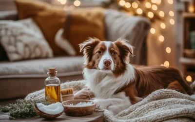 Les meilleures huiles pour le pelage de ton chien en hiver