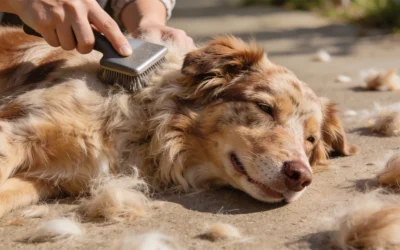 Perte de poils chez le chien au printemps : normal ou inquiétant ?