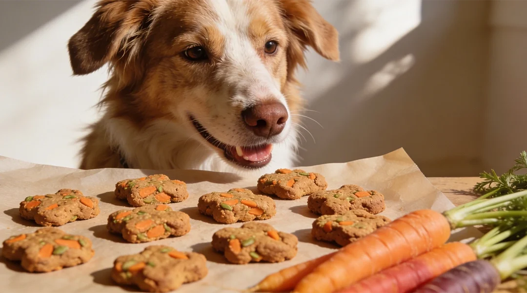 recette biscuits chien carotte