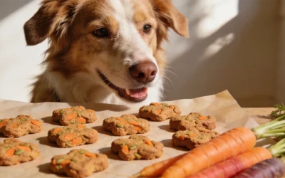 Recette de biscuits maison pour chien à la carotte : saine et facile